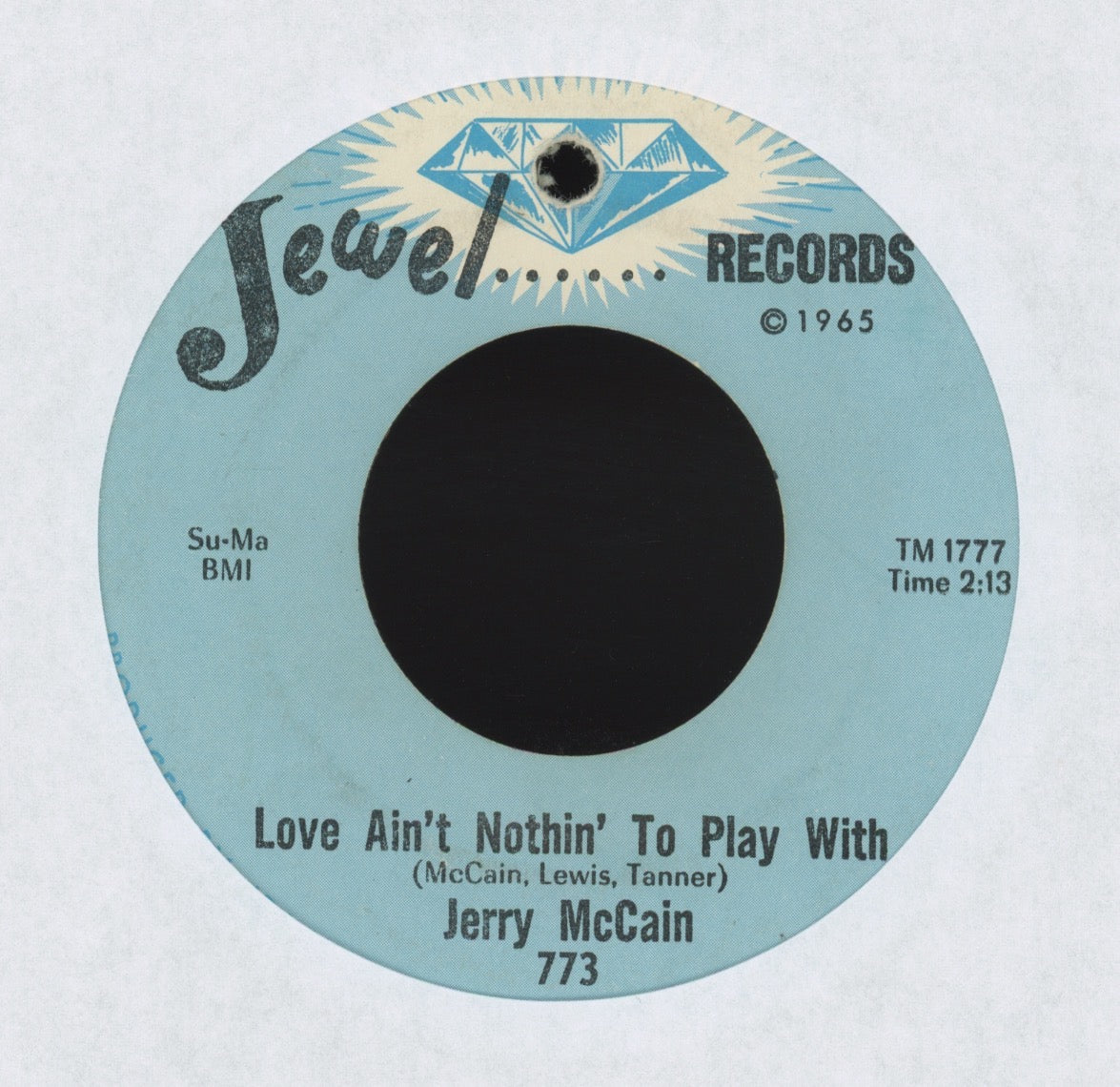 Jerry McCain - Love Ain't Nothin' To Play With on Jewel R&B 45