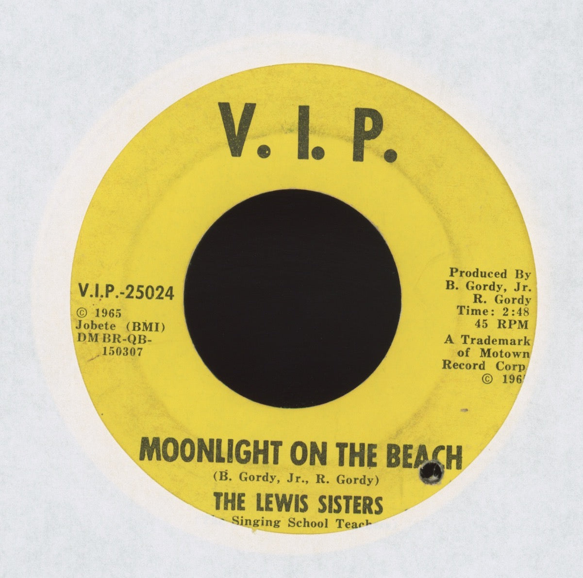 The Lewis Sisters - You Need Me on V.I.P. Northern Soul 45