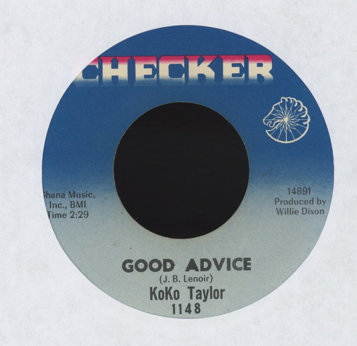Koko Taylor - Good Advice / Tell Me The Truth on Checker R&B 45