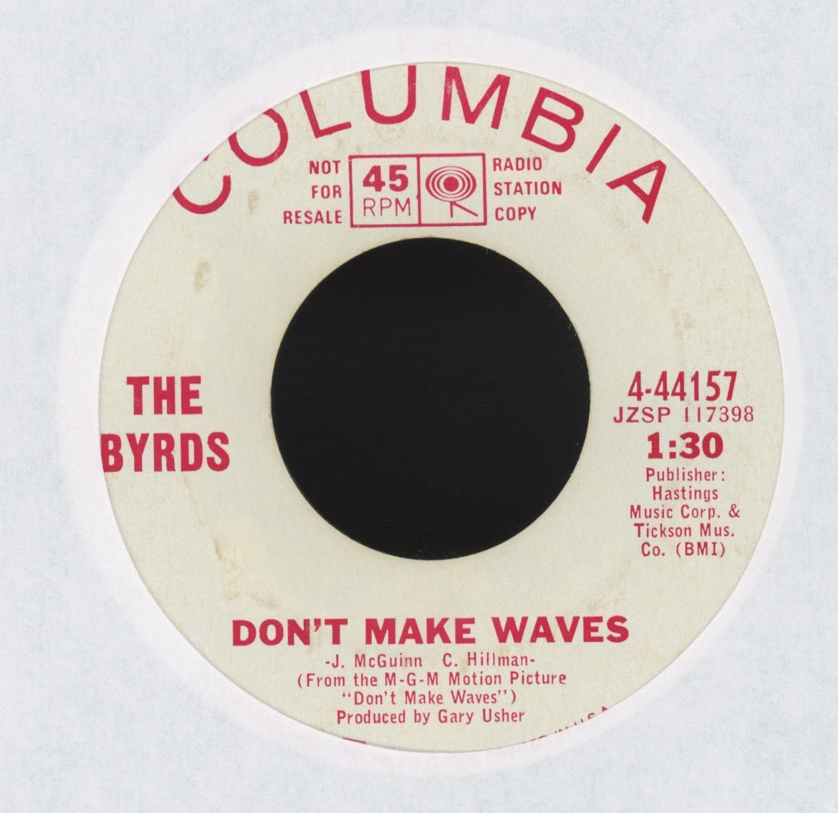 The Byrds - Have You Seen Her Face on Columbia Promo Rock 45