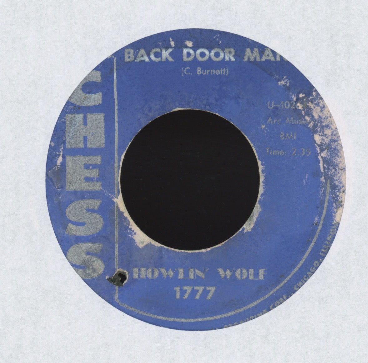 Howlin' Wolf - Wang-Dang-Doodle on Chess R&B 45