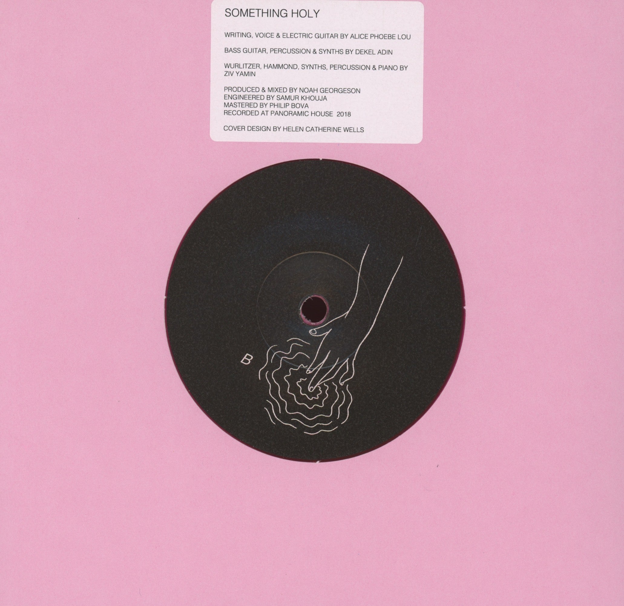 Alice Phoebe Lou - Something Holy Self Released Ltd Pink Transparent 7"
