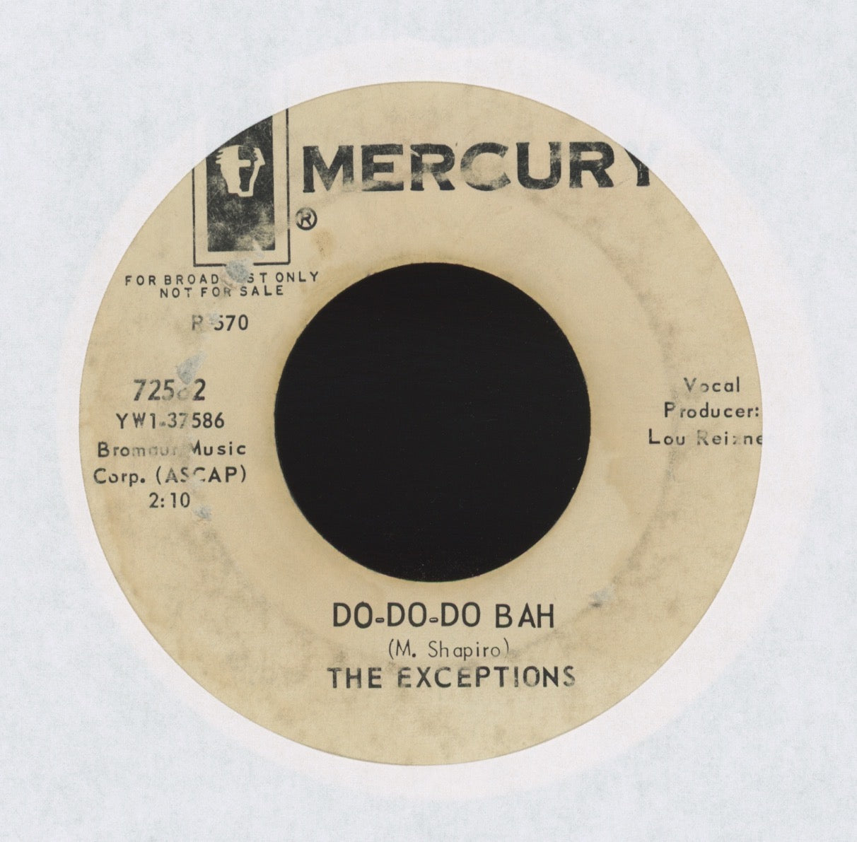 The Exceptions - Do-Do-Do-Bah on Mercury Promo Soul 45