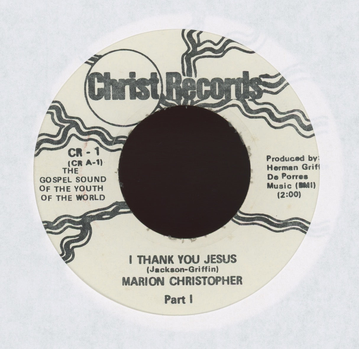 Marion Christopher - I Thank You Jesus on Christ Northern Soul 45