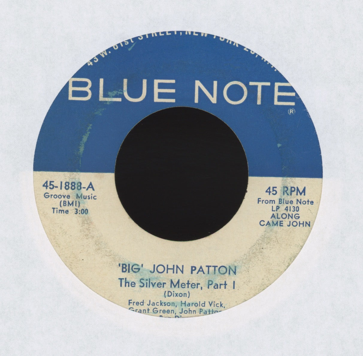 John Patton - The Silver Meter on Blue Note Soul Jazz 45