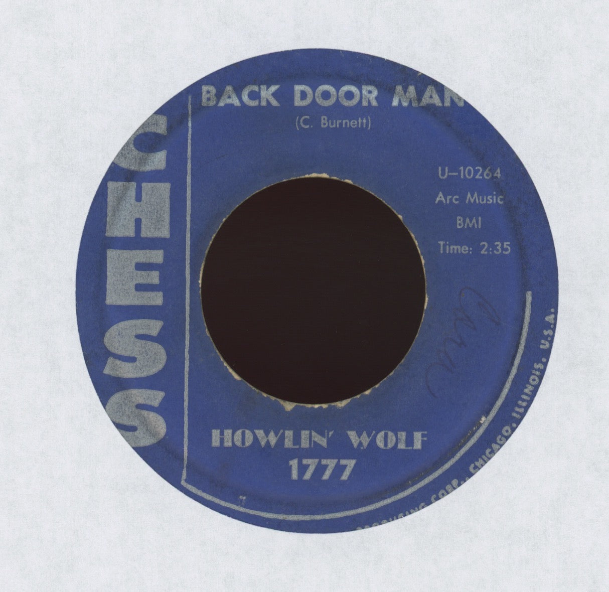 Howlin' Wolf - Wang-Dang-Doodle on Chess R&B 45