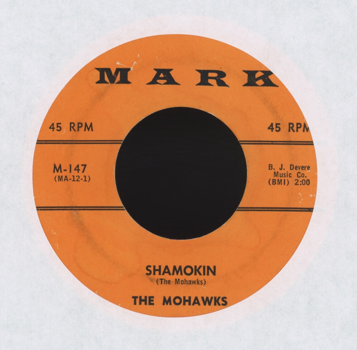 The Mohawks - Shamokin on Mark Instro Rocker 45