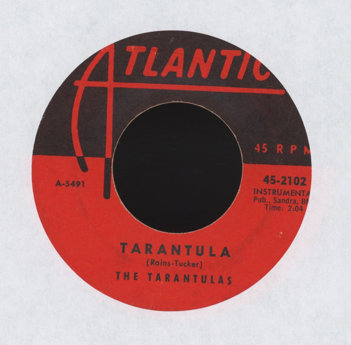 The Tarantulas - Tarantula / Black Widow on Atlantic Instro Surf 45