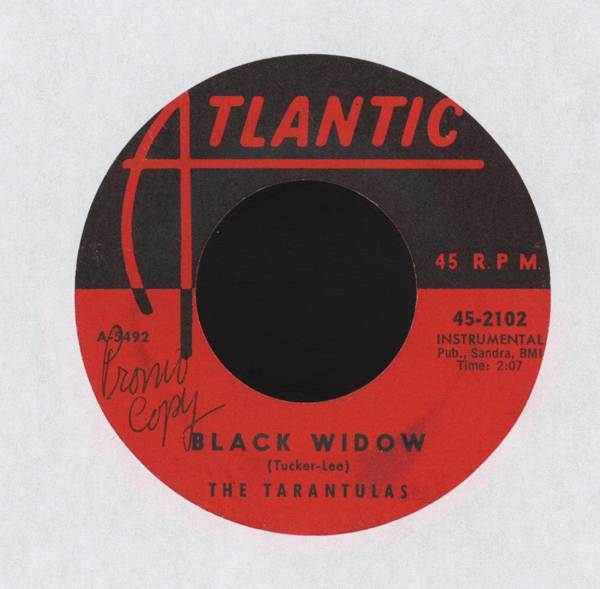 The Tarantulas - Tarantula / Black Widow on Atlantic Instro Surf 45
