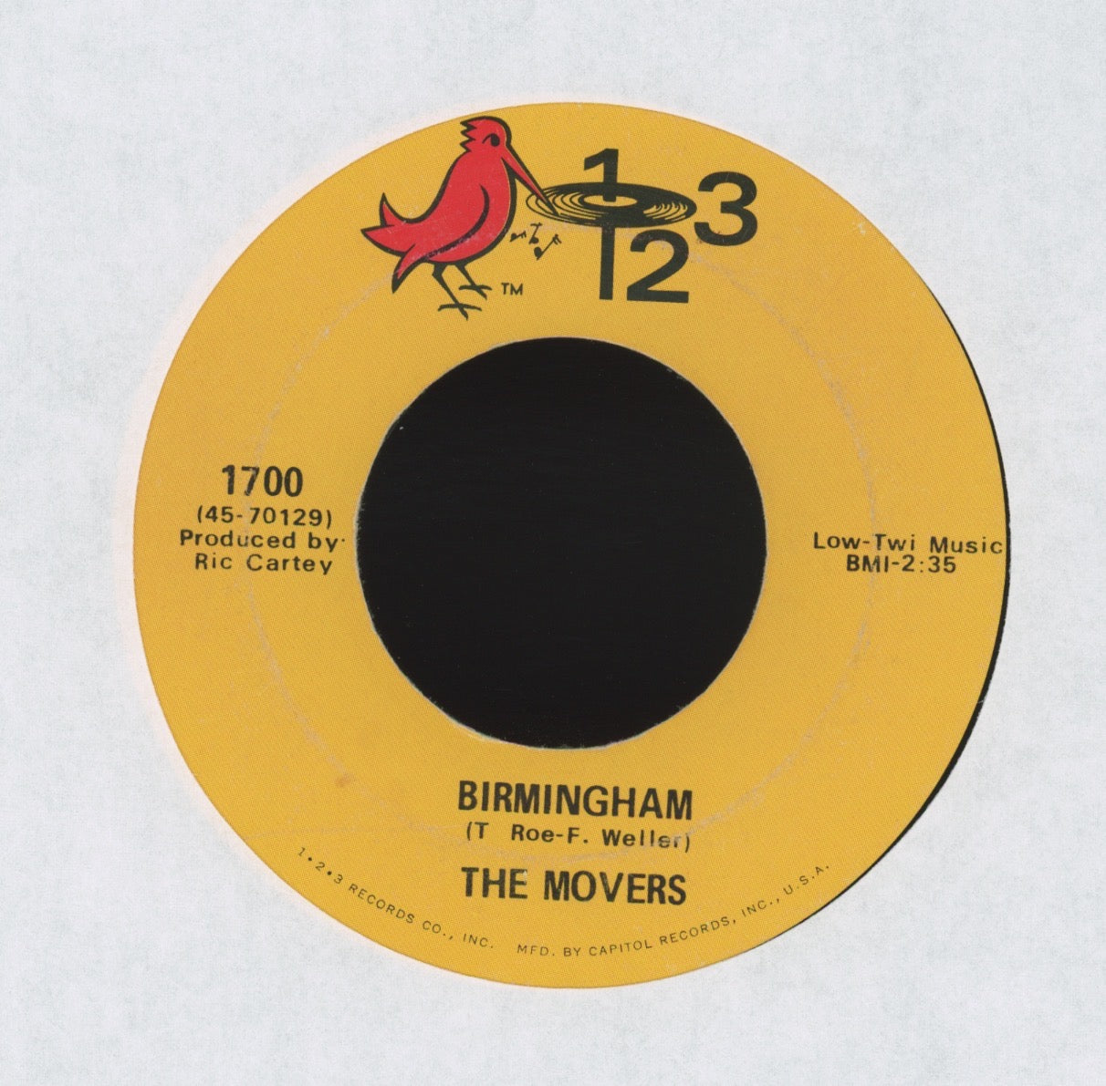 The Movers - Leave Me Loose on 123 Garage 45