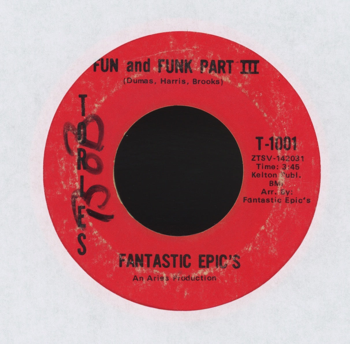 Fantastic Epic's - Fun And Funk on Tories Funk 45