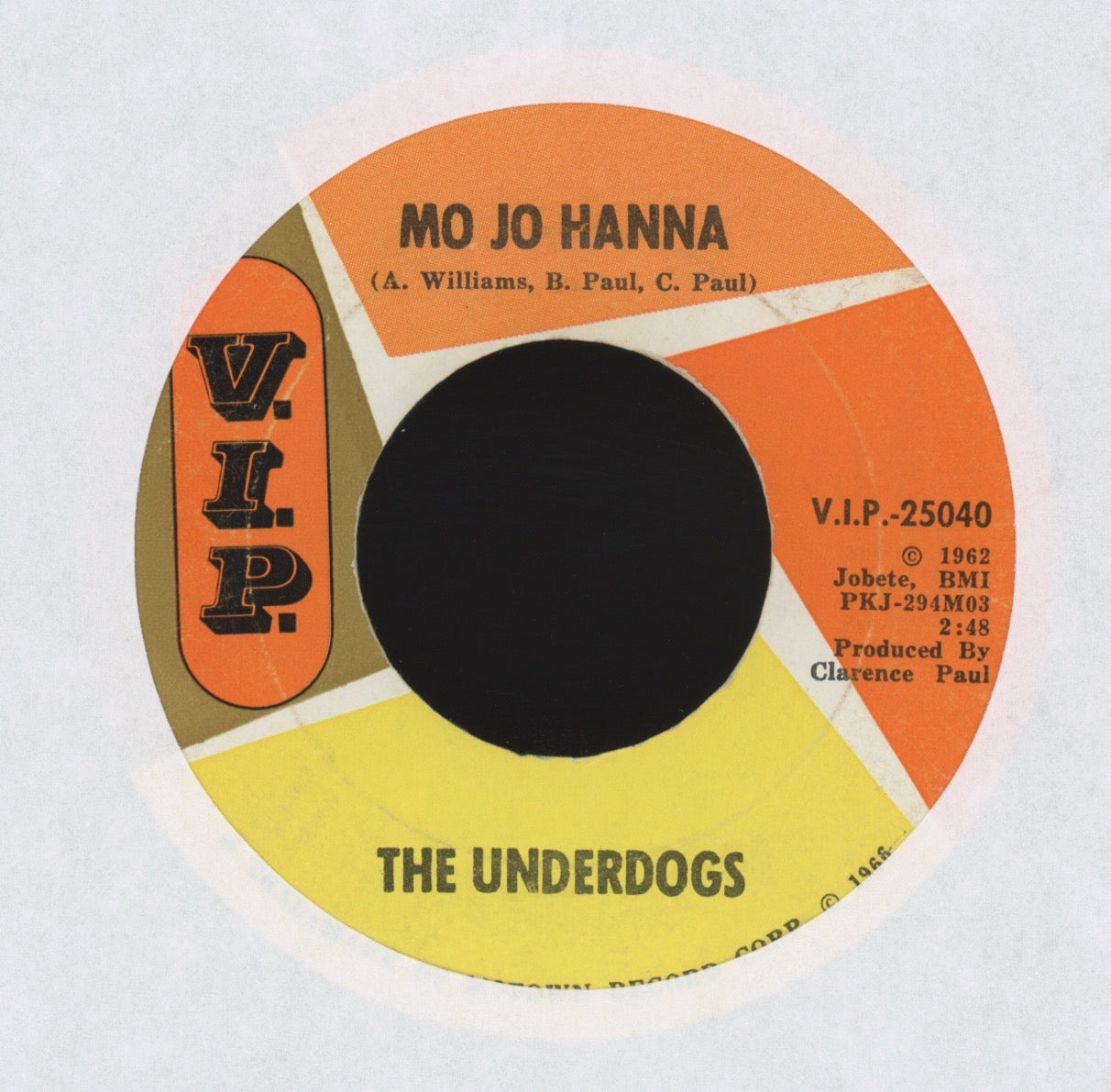 The Underdogs - Love's Gone Bad on V.I.P. Northern Soul Garage 45