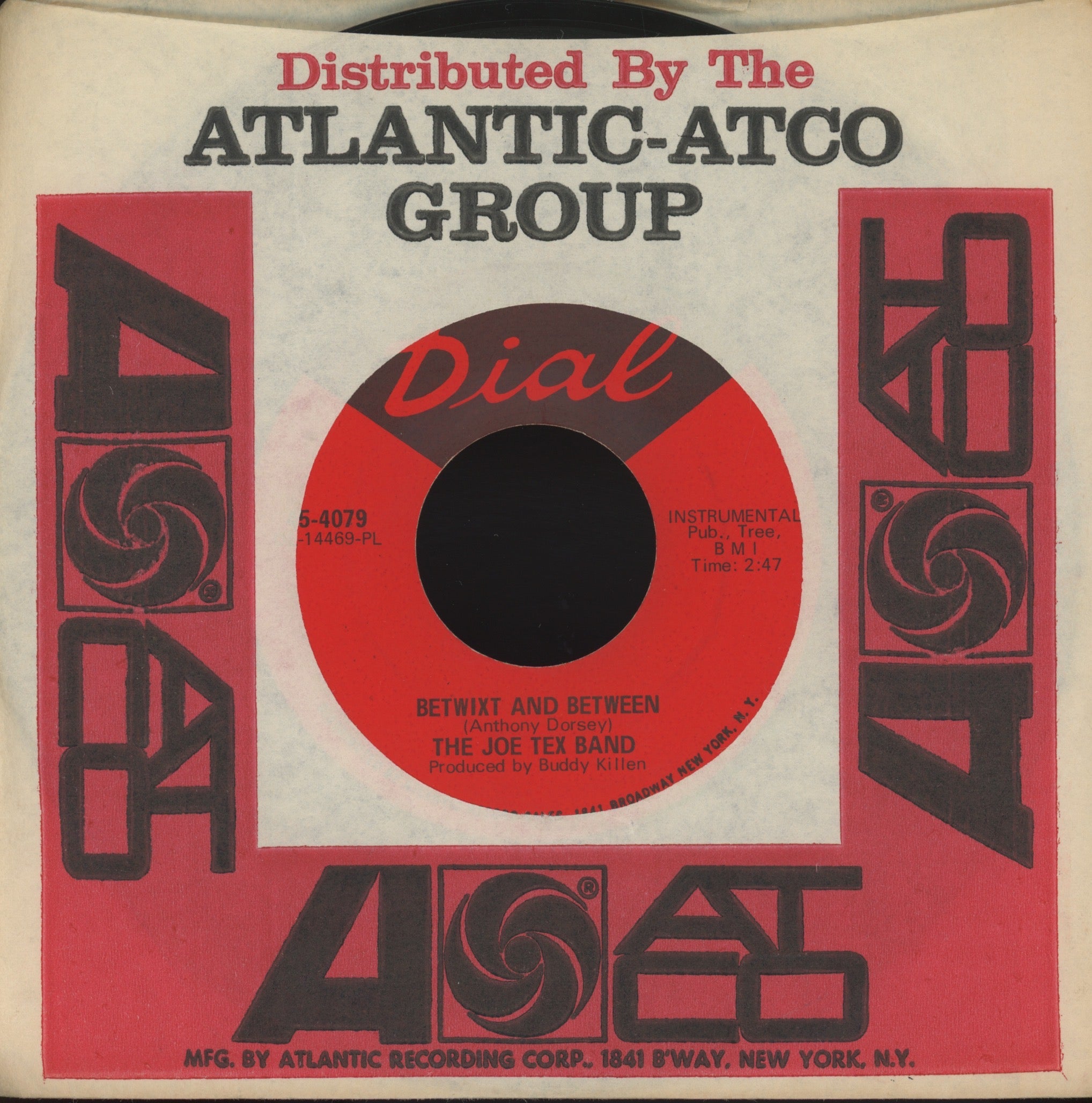 The Joe Tex Band - Betwixt And Between on Dial Funk 45