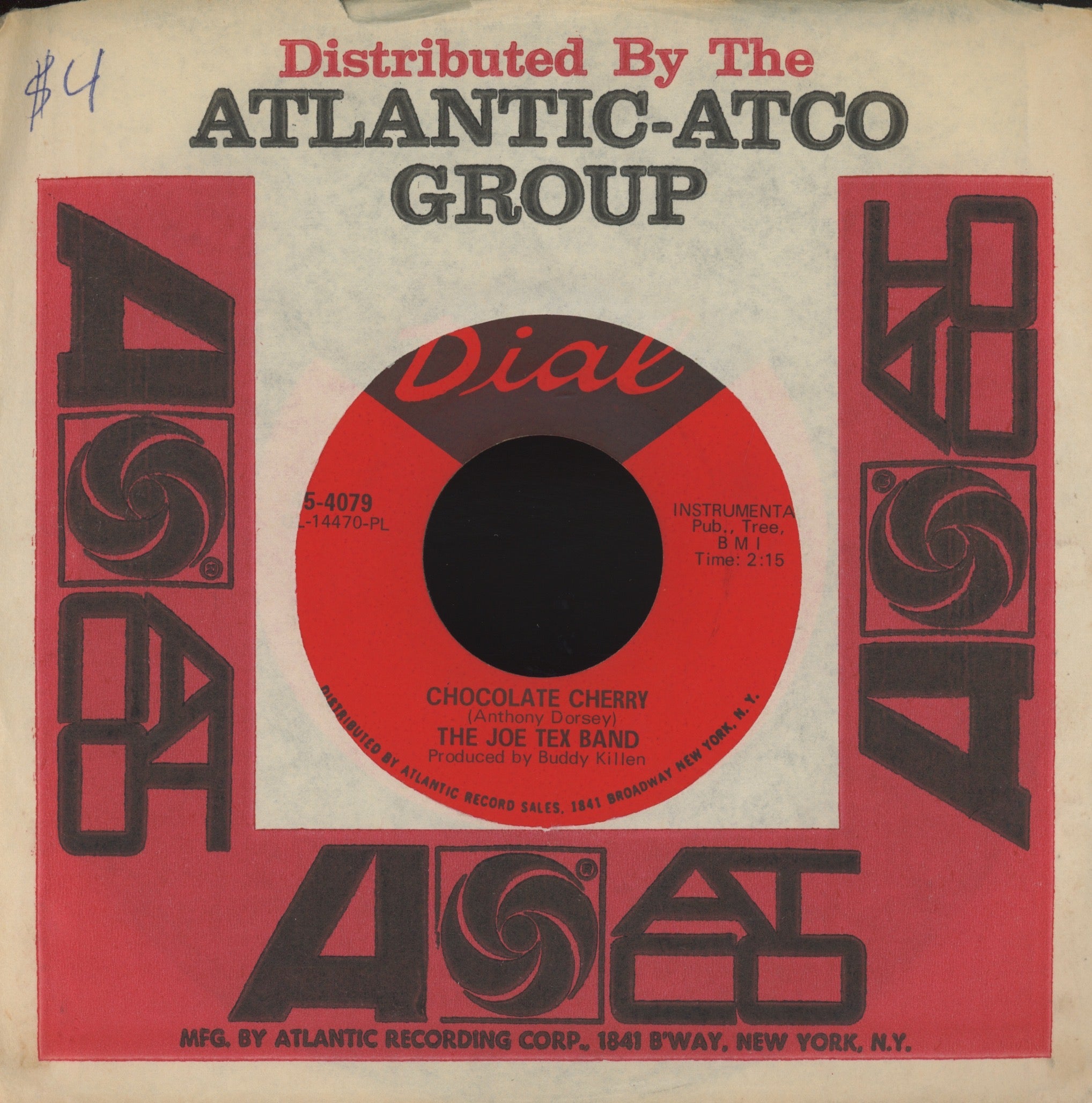 The Joe Tex Band - Betwixt And Between on Dial Funk 45