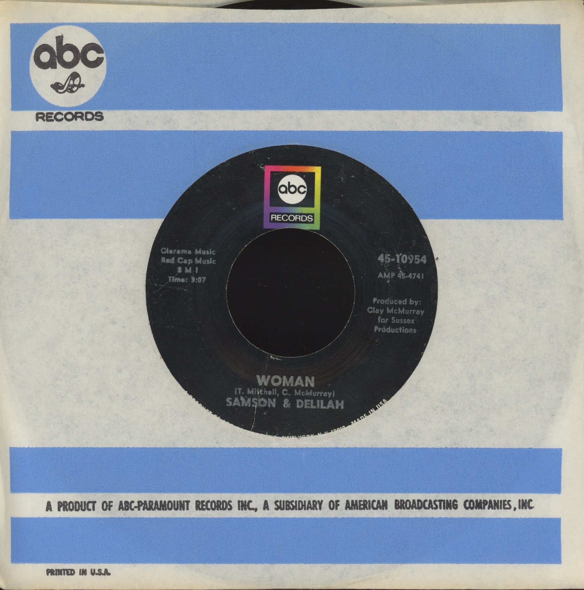 Samson & Delilah - Will You Be Ready? on ABC Funk Soul 45