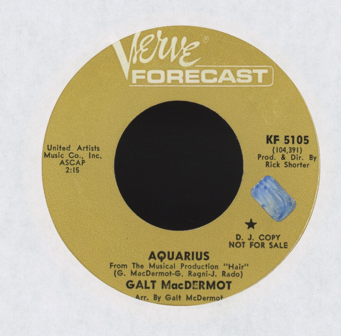 Galt MacDermot -Dead End on Verve Forecast Mod Funk 45