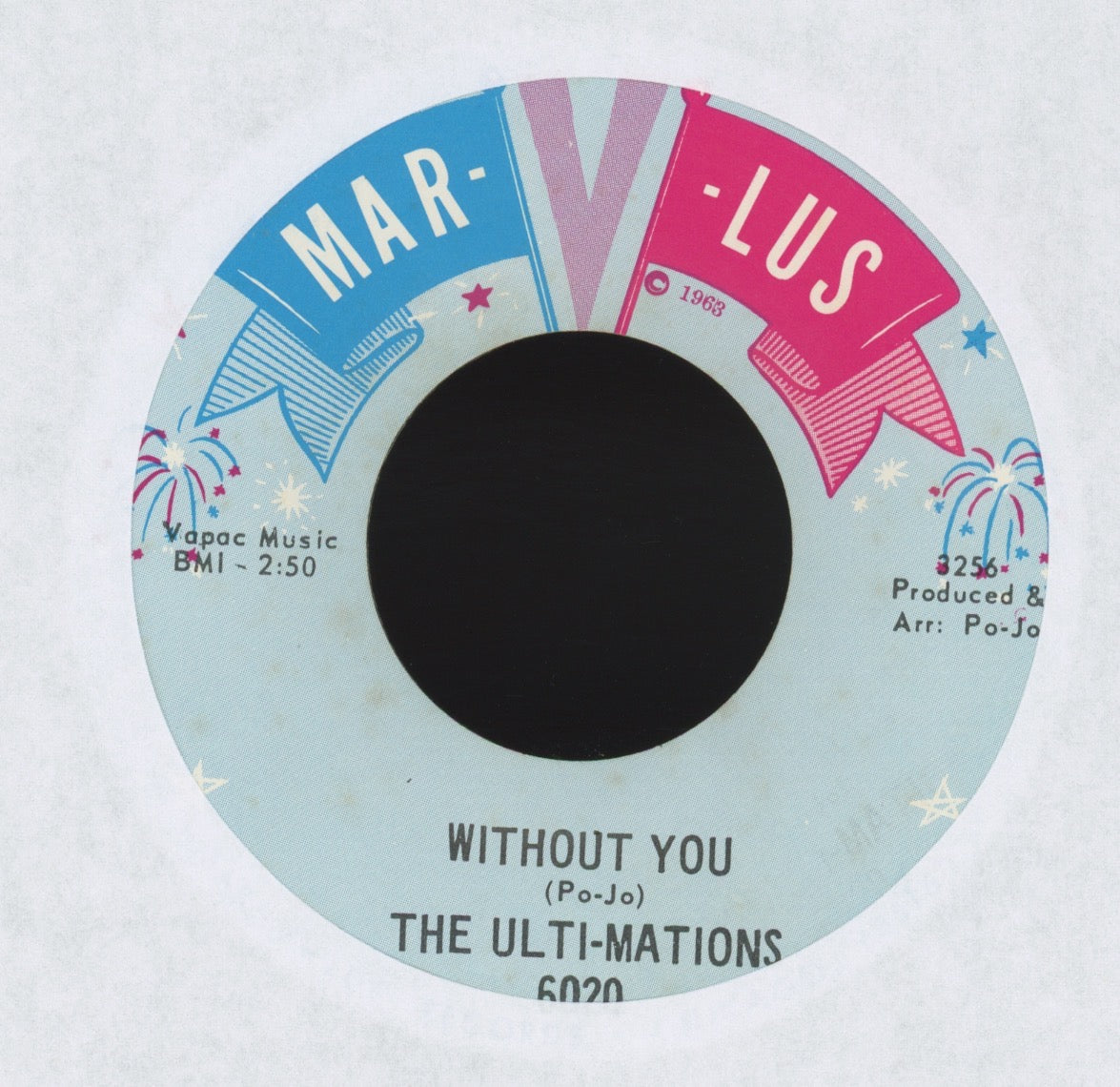 The Ultimations - Would I Do It Over on Mar-V-Lus Northern Soul 45