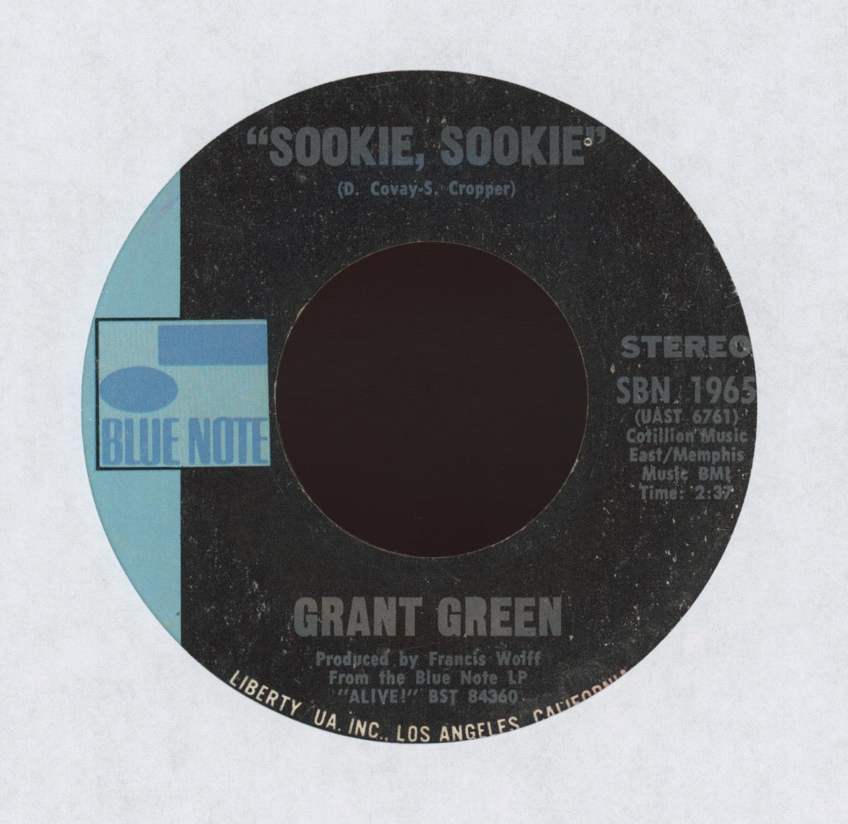 Grant Green - Sookie, Sookie on Blue Note Jazz Funk 45