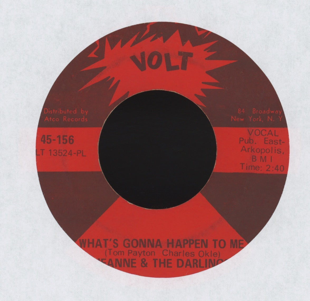 Jeanne & The Darlings - Soul Girl on Volt Soul Funk 45