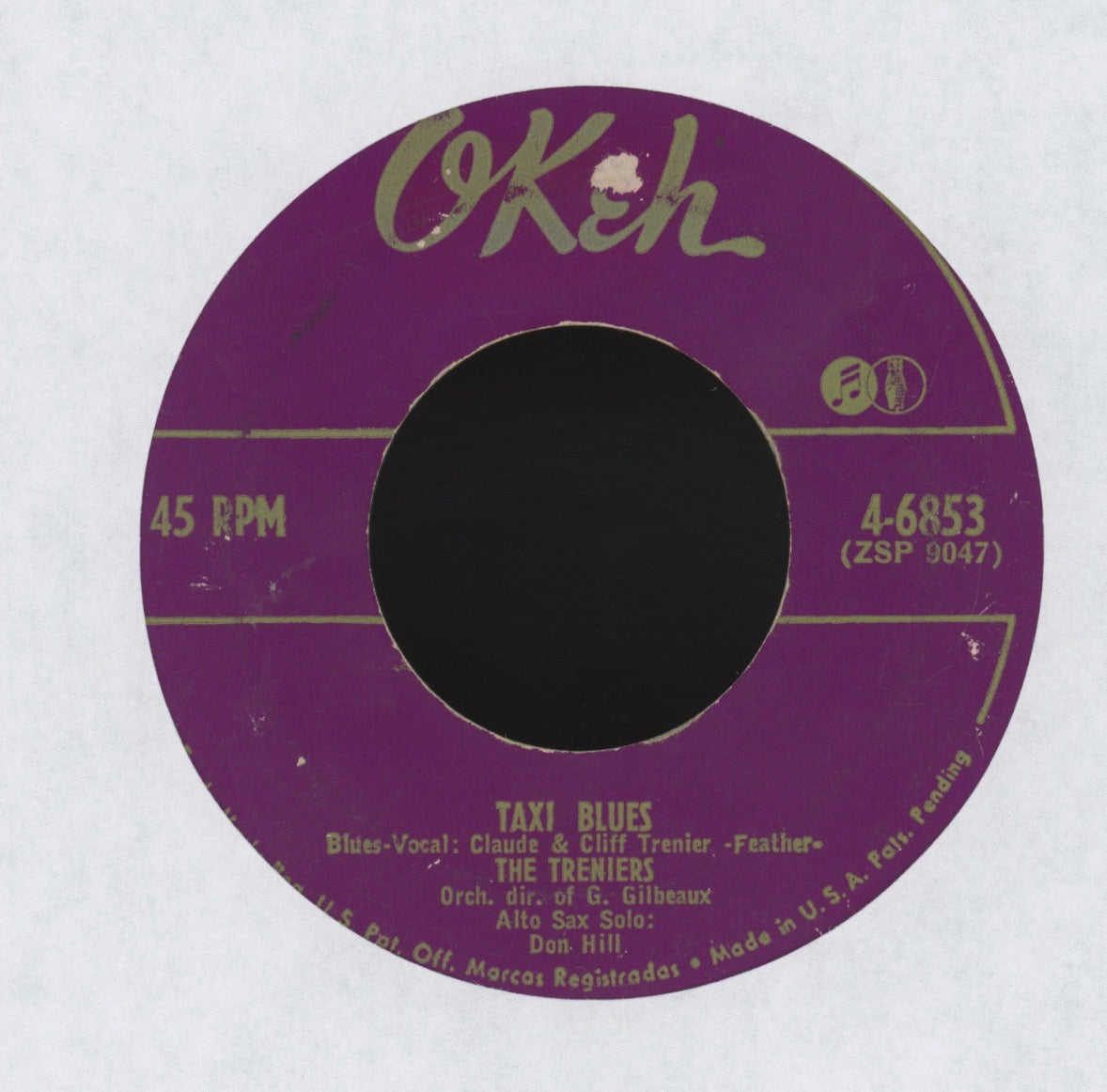 The Treniers - It Rocks! It Rolls! It Swings! on Okeh R&B 45