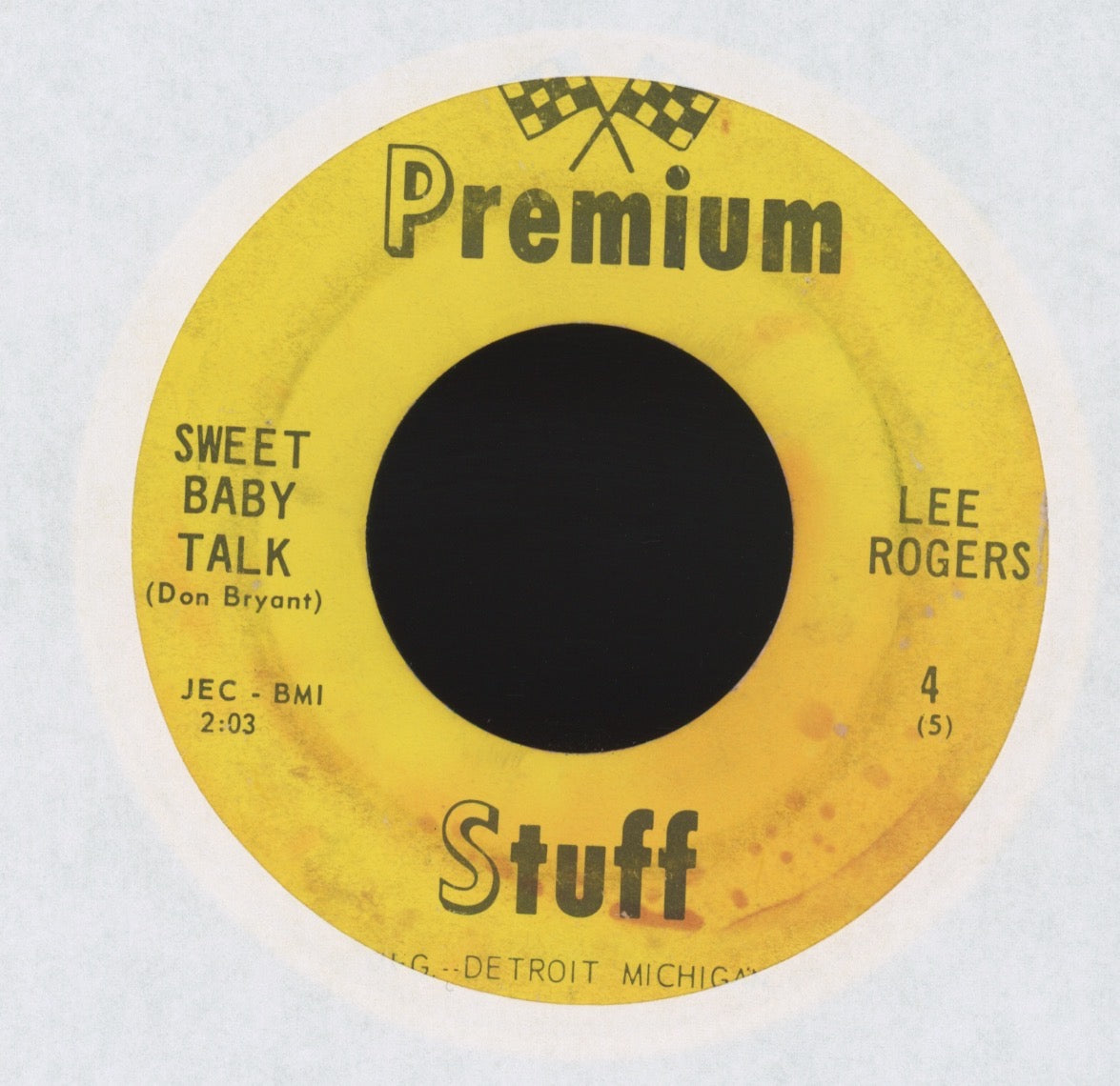 Lee Rogers - Sweet Baby Talk on Premium Stuff Northern Soul 45
