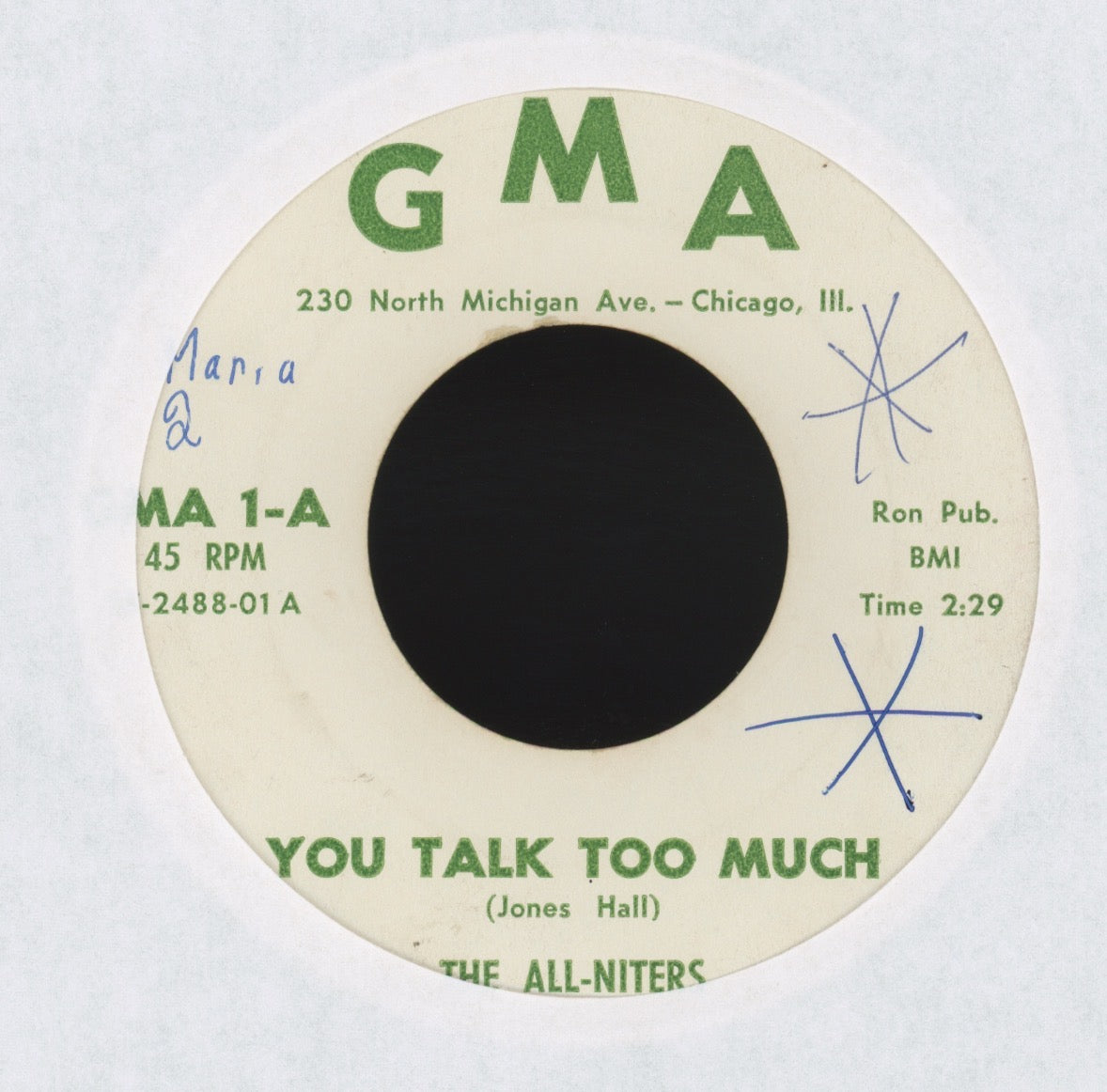 The All-Niters - Summertime Blues on GMA Garage 45