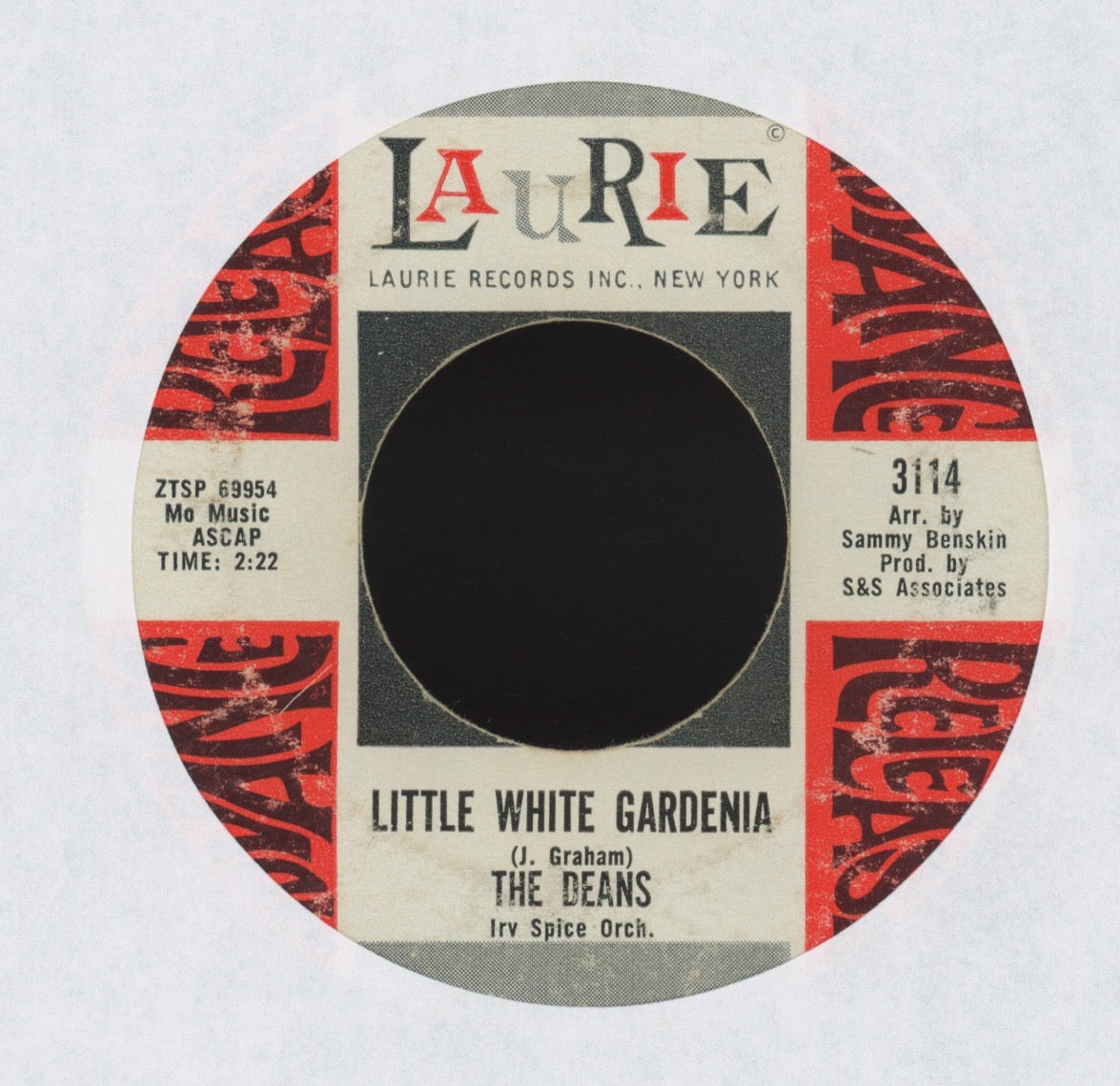 The Deans - I Don't Want To Wait (Just For Saturday Night) on Laurie Promo R&B Doo Wop 45