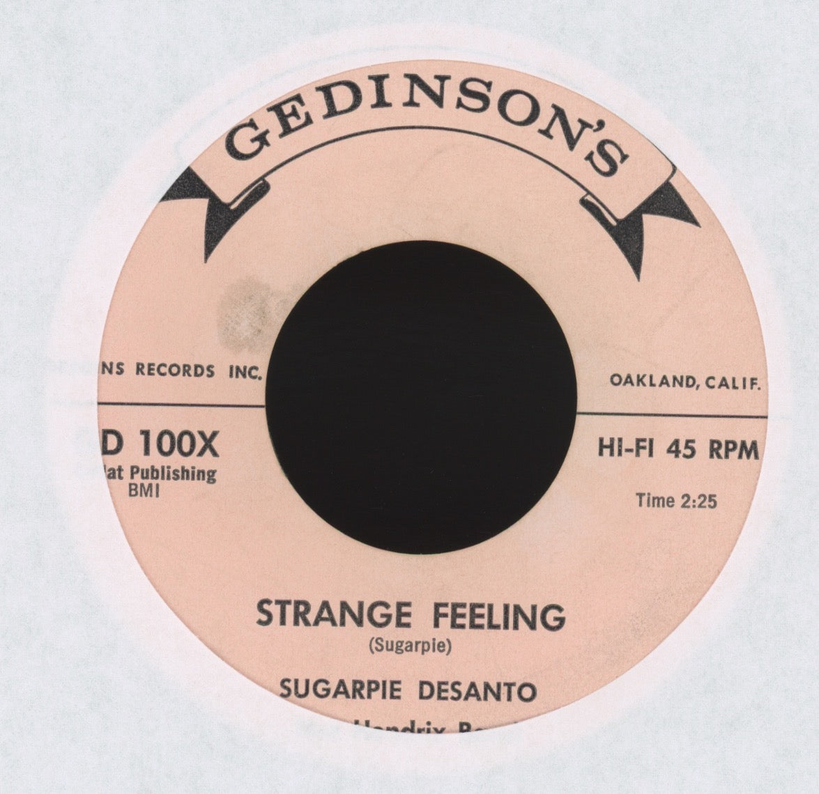 Sugar Pie DeSanto - Little Taste of Soul on Gedinson's R&B 45