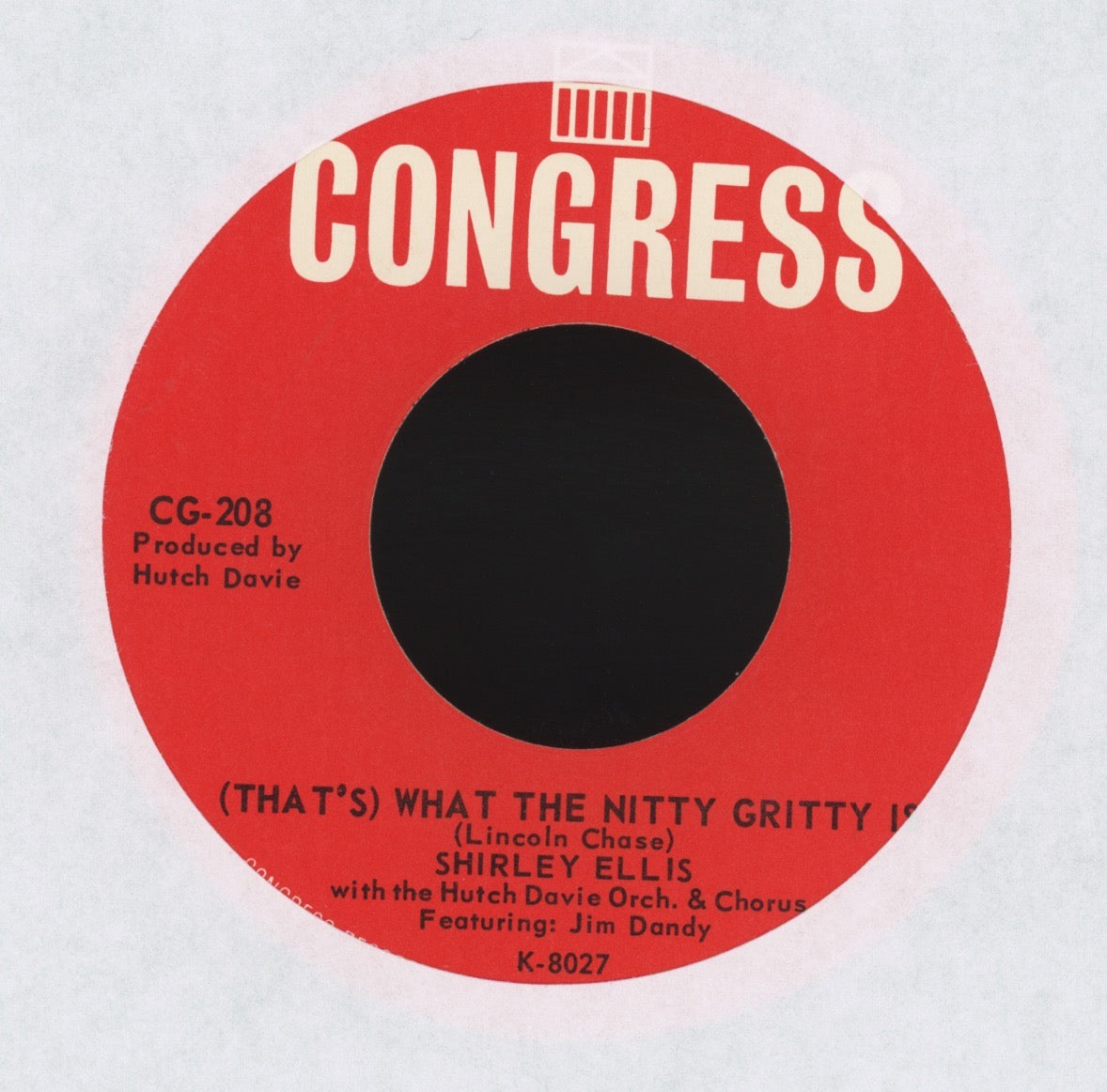 Shirley Ellis - (That's) What The Nitty Gritty Is on Congress Northern Soul 45