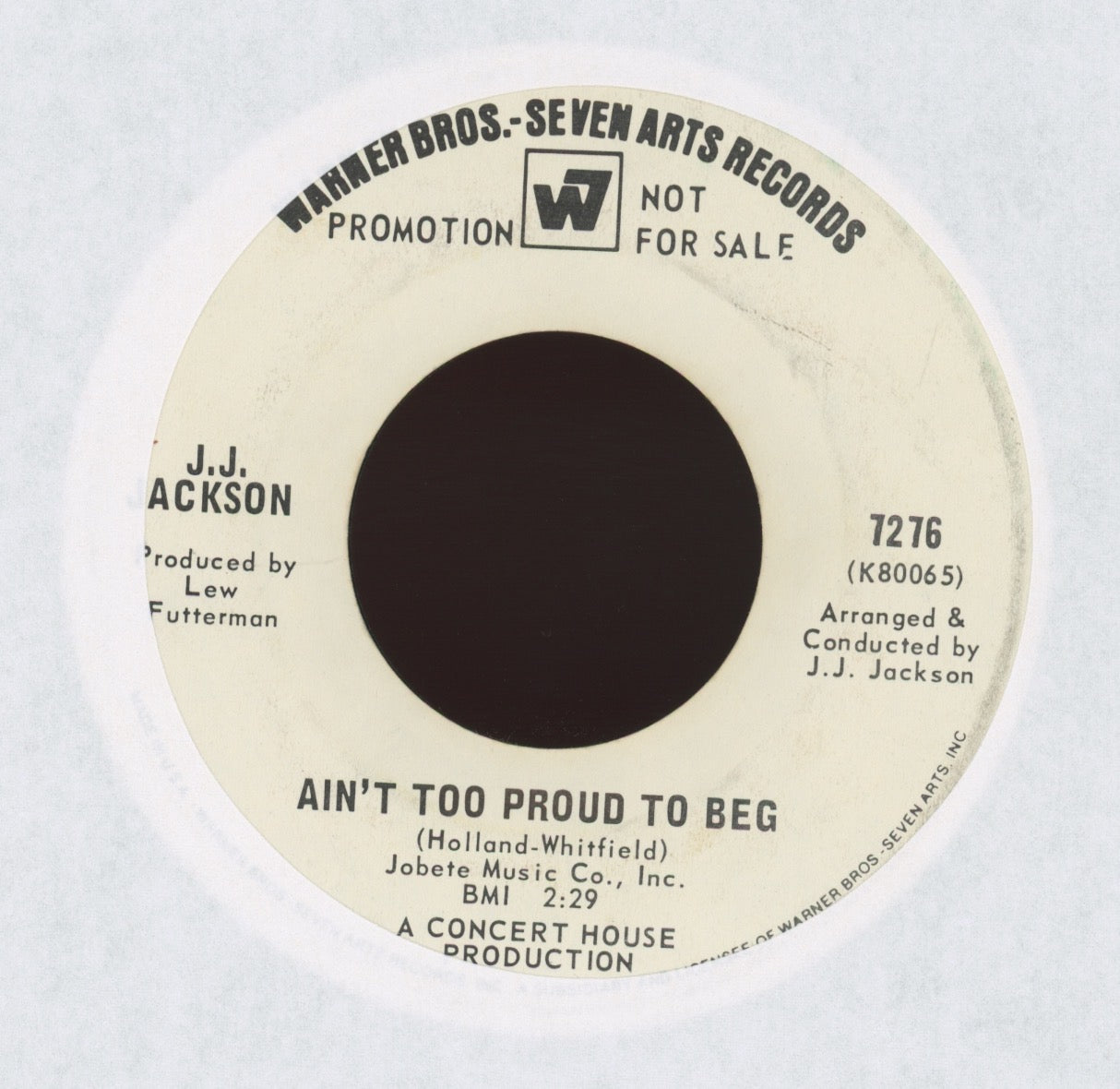 J.J. Jackson - But It's Alright on WB Promo Northern Soul 45