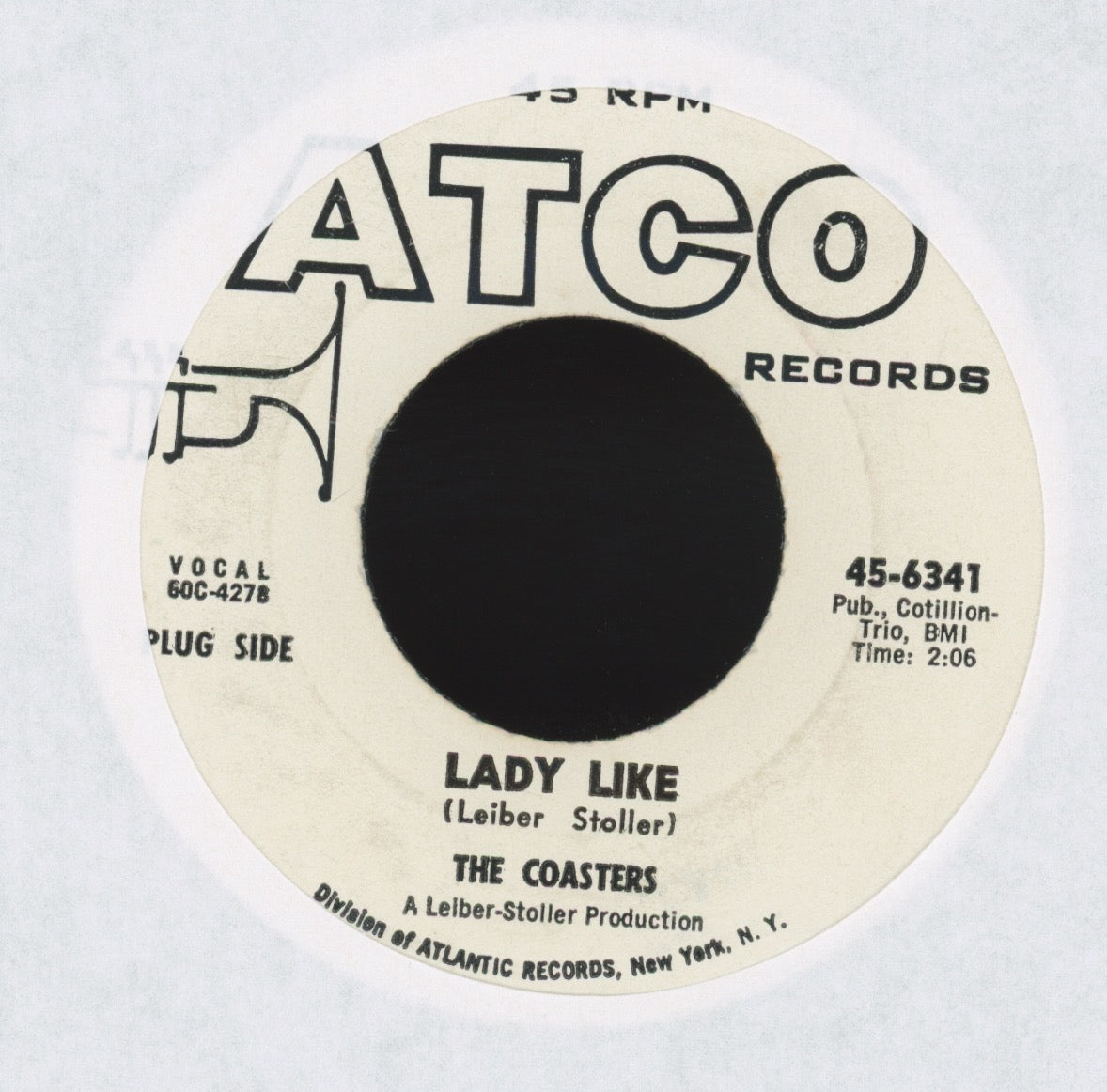 The Coasters - Hongry on Atco Promo R&B 45