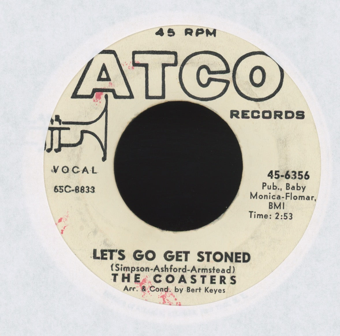 The Coasters - Money Honey on Atco Promo R&B 45