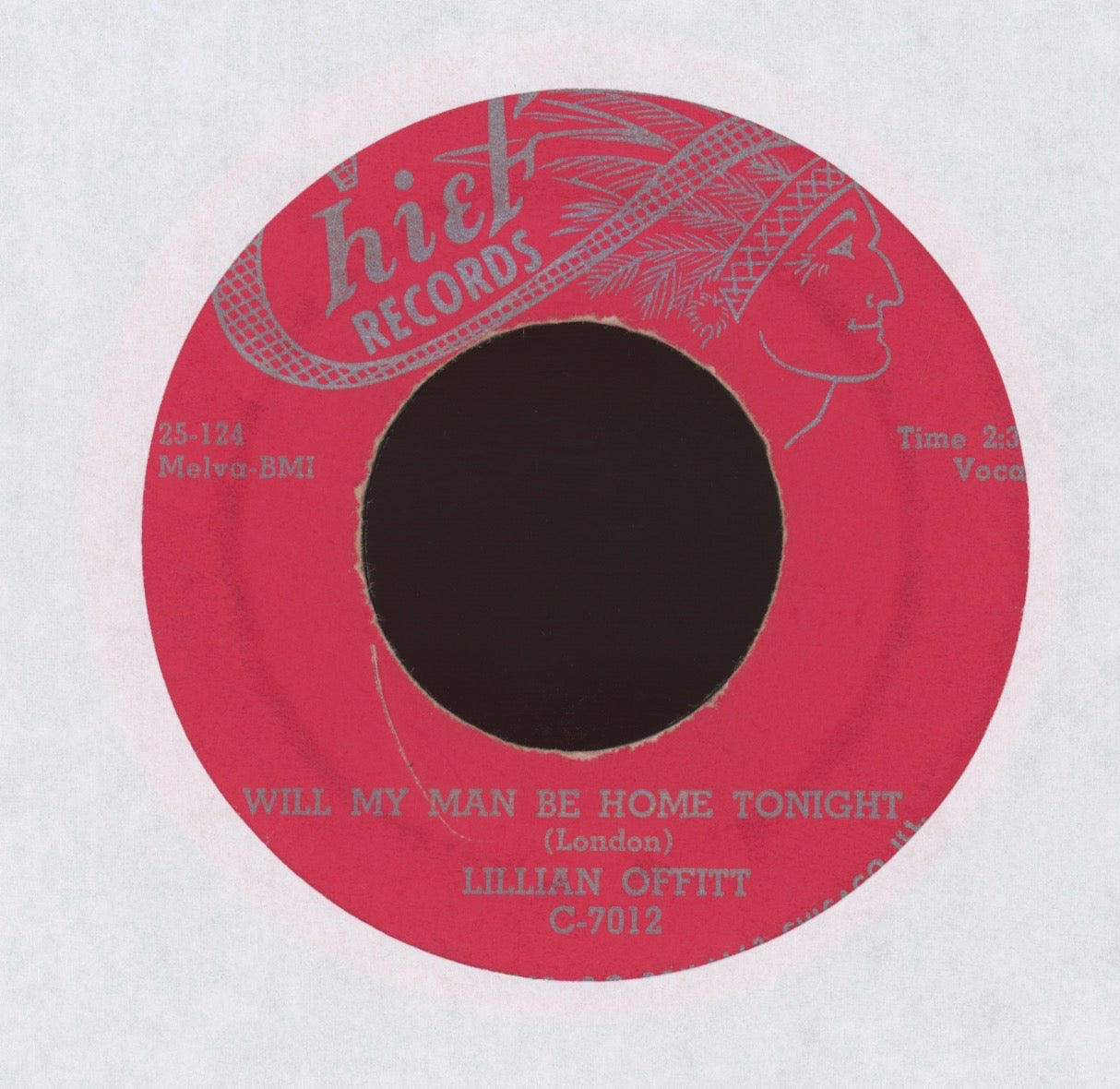 Lillian Offitt - The Man Won't Work on Chief R&B 45