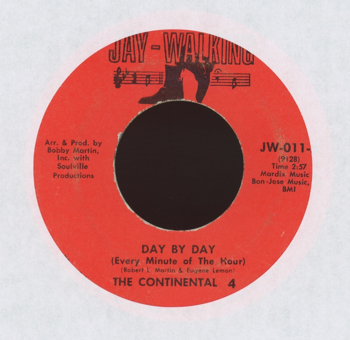 The Continental 4 - Day By Day on Jay-Walking Sweet Soul 45