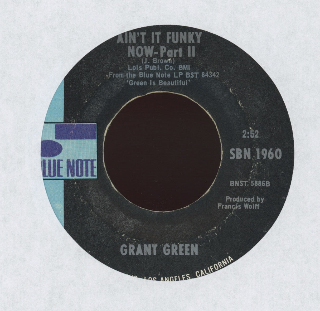 Grant Green - Ain't It Funky Now on Blue Note Jazz Funk 45