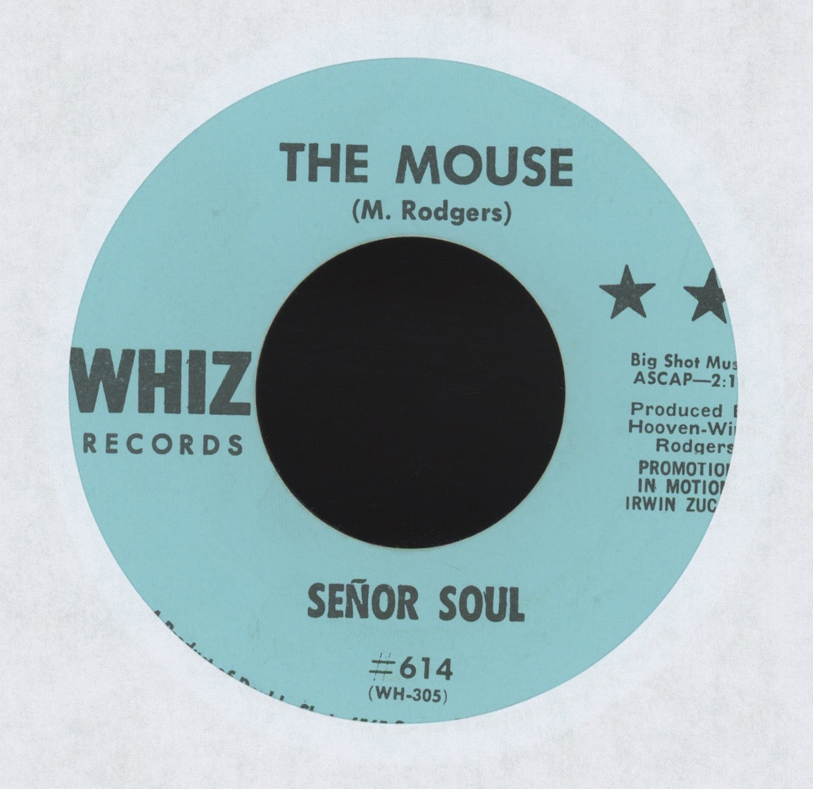 Señor Soul - The Mouse on Whiz Promo Funk 45