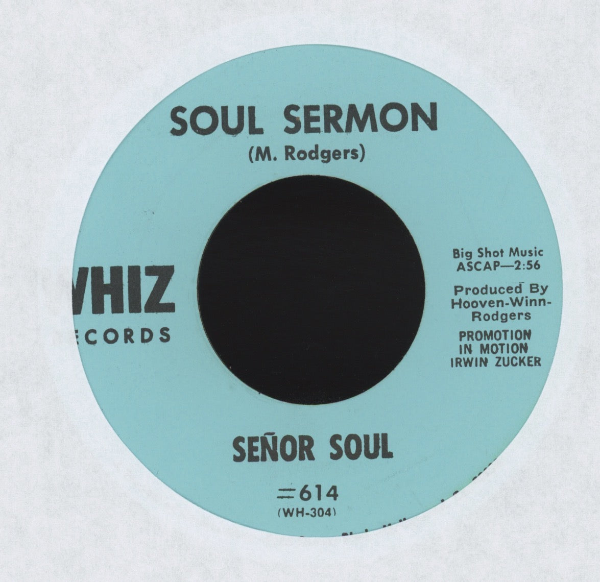 Señor Soul - The Mouse on Whiz Promo Funk 45
