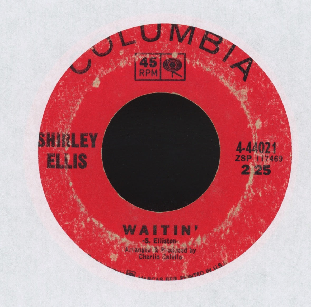 Shirley Ellis - Soul Time on Columbia Northern Soul 45