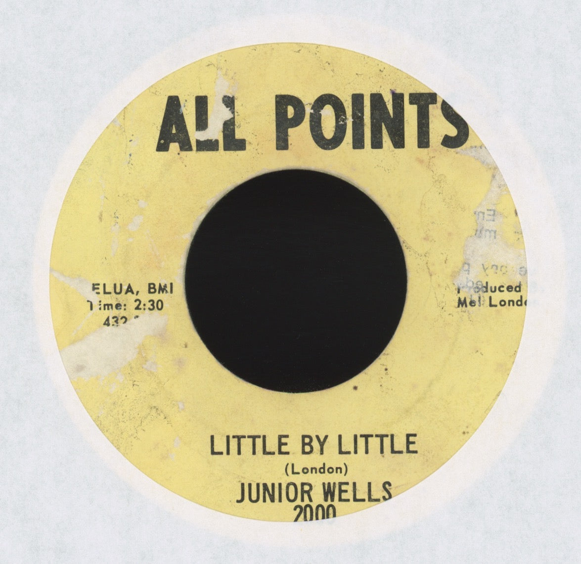Junior Wells - Little By Little on All Points R&B 45