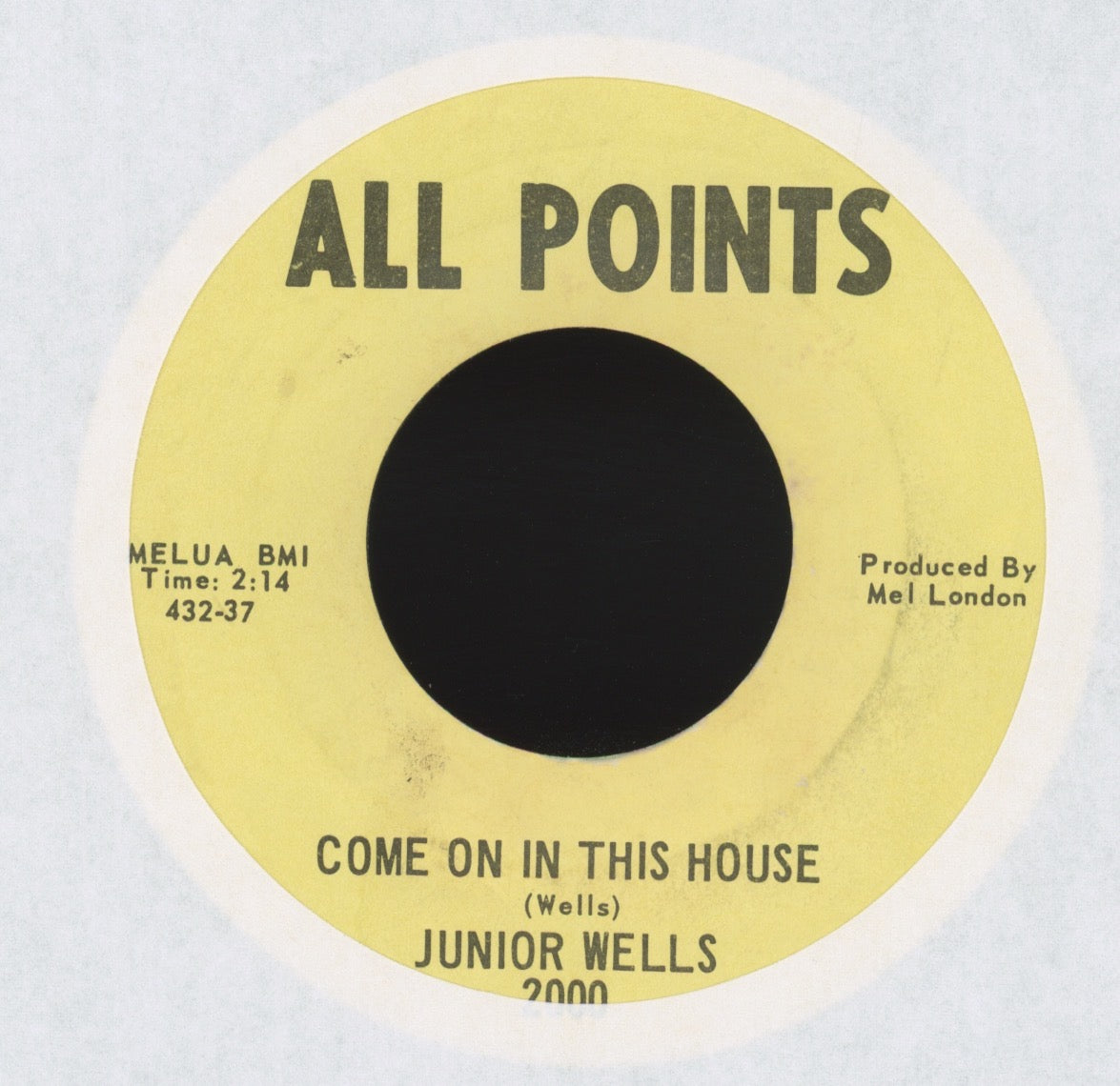 Junior Wells - Little By Little on All Points R&B 45