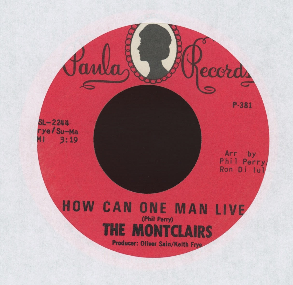 The Montclairs - Make Up For Lost Time on Paula Sweet Soul 45