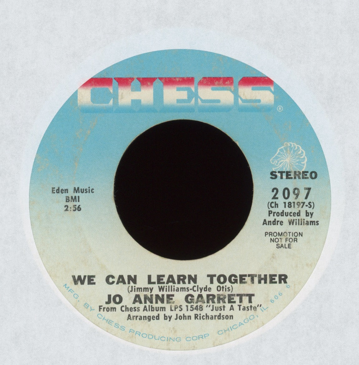 Jo Ann Garrett - We Can Learn Together on Chess Funk 45