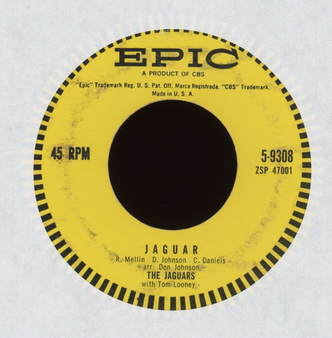 Jaguars - Jaguar on Epic Instro Rockabilly Surf 45