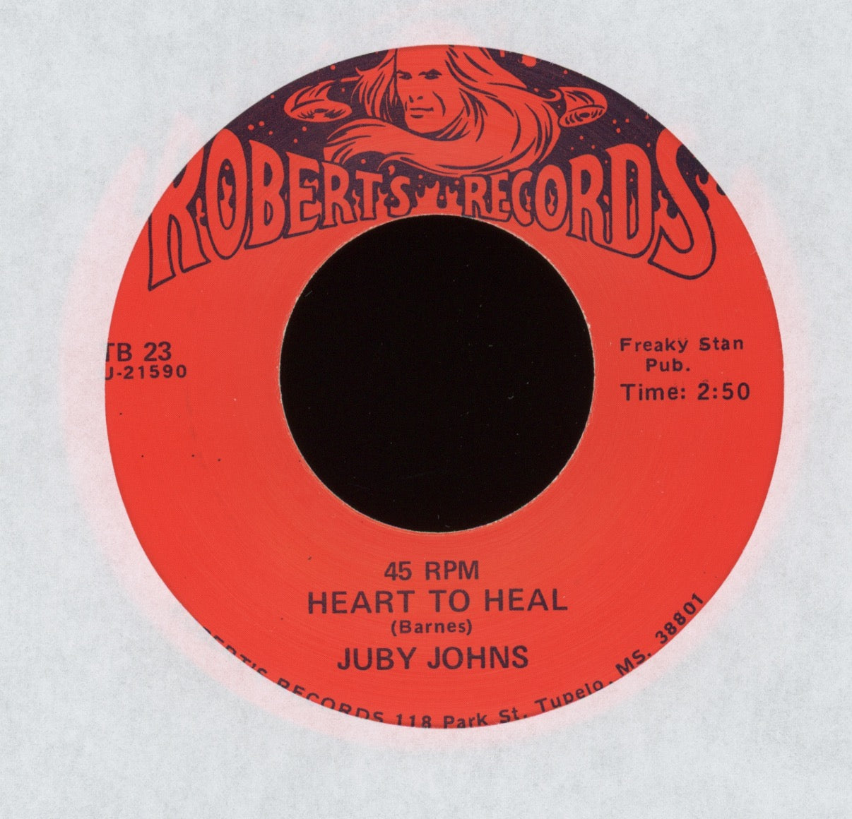 The Juby Johns - Always There When I Need It on Roberts AOR Hard Rock 45 With Picture Sleeve