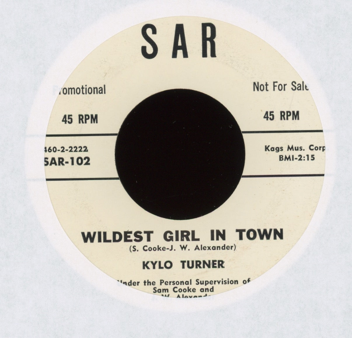 Kylo Turner - I'll Keep Thinking Of You on SAR Promo Northern Soul Popcorn With Rare Pic Sleeve and Insert