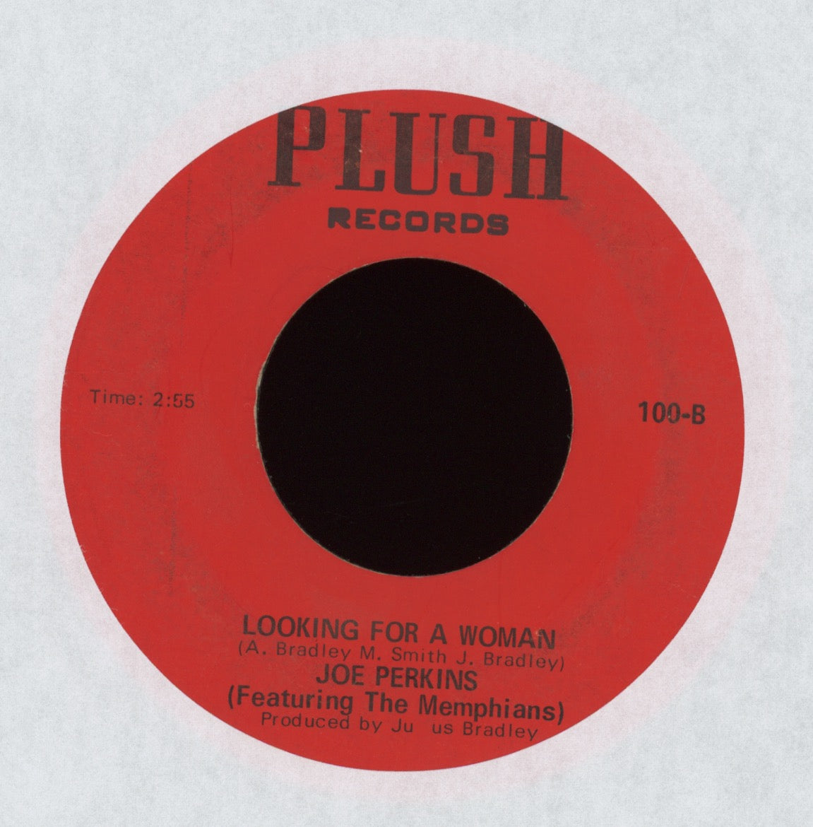 Joe Perkins - Looking For A Woman on Plush Funk 45