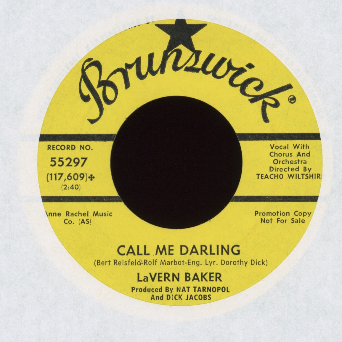 Lavern Baker - Batman To The Rescue on Brunswick Promo R&B Mod Rocker 45