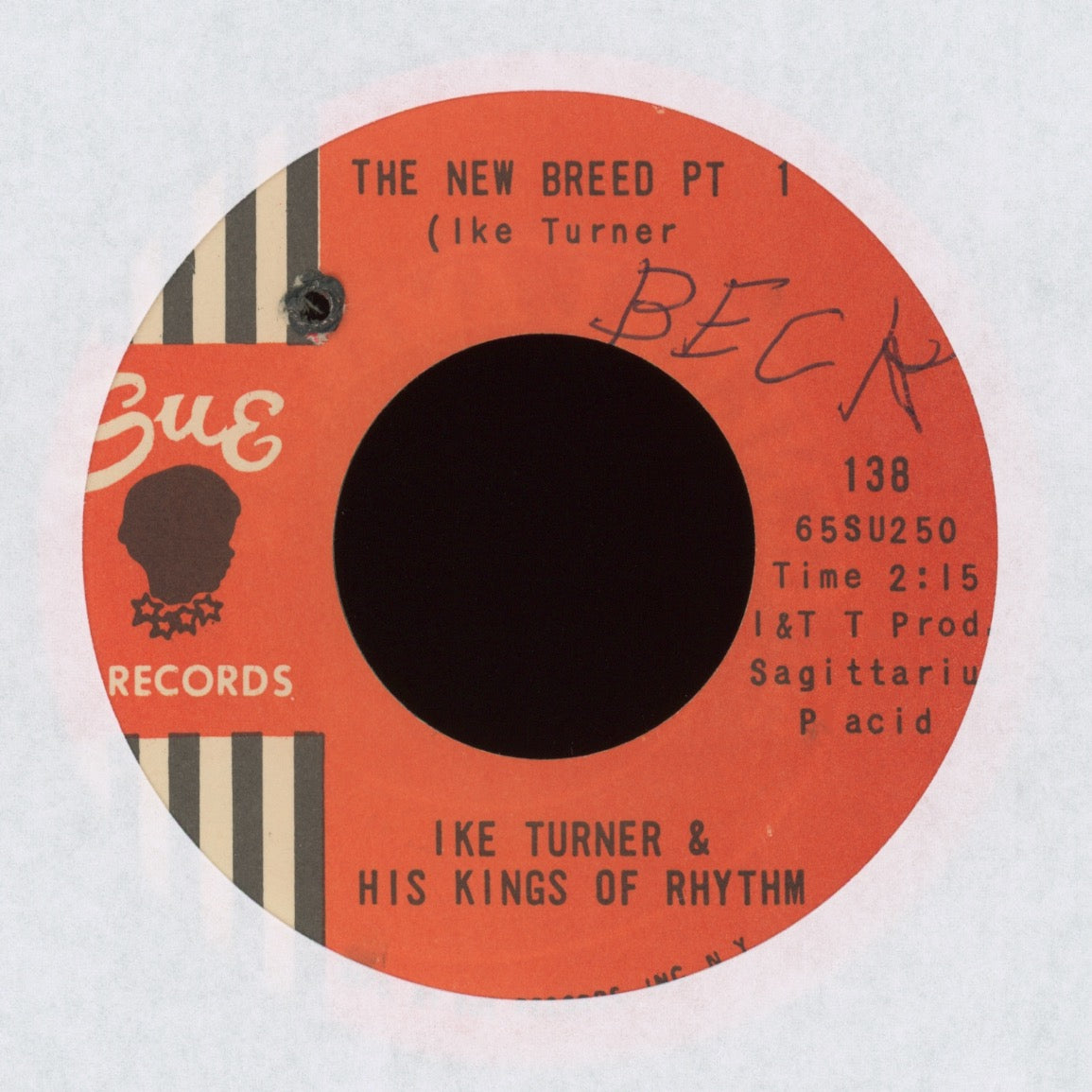 Ike Turner's Kings Of Rhythm - The New Breed on Sue Northern Soul 45