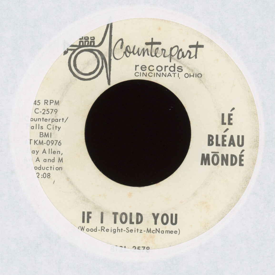 Lé Bléau Mōndé - After Hours on Counterpart Soul Funk 45