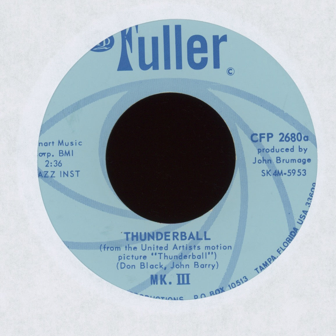 The Mk. III - The Wild Boar on Fuller Soul Jazz 45